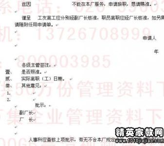 员工辞职申请书范文 员工辞职申请书范文六篇