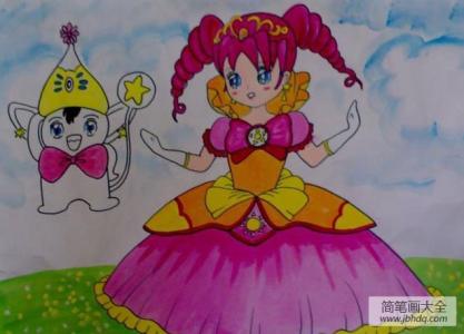儿童公主画画简单漂亮 儿童画画大全简单漂亮公主6岁图片