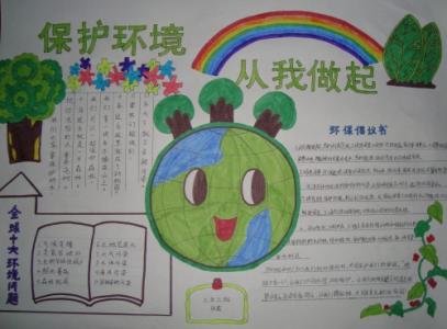 保护环境的手抄报大全 小学生关于保护环境的手抄报