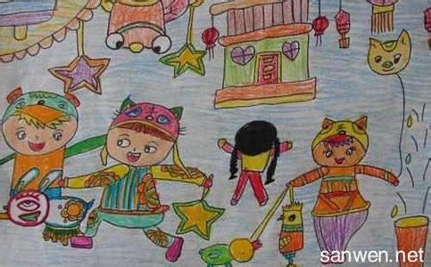 关于元宵节的儿童画 儿童关于元宵节的画_儿童元宵画怎么画