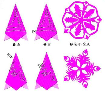 对称剪纸 简单 比较简单的对称的剪纸教程