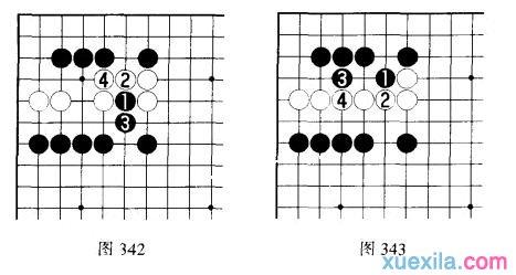 围棋常用吃子方法：挖