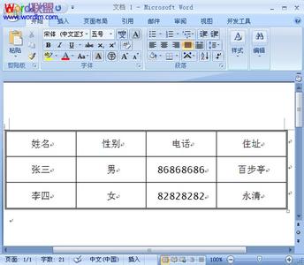 excel2007表格制作 Word2007中制作双线表格的两种方法