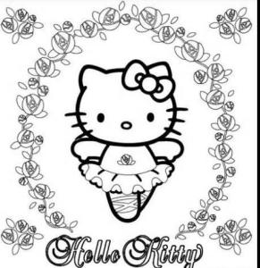 hellokitty怎样画 hello kitty简笔画大全