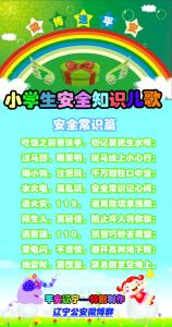 消防安全小儿歌30字 小学生消防安全知识儿歌