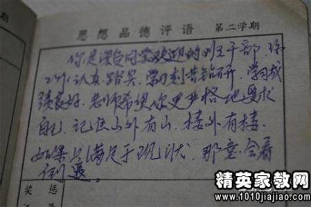 学生个人鉴定评语 班主任对学生个人鉴定评语