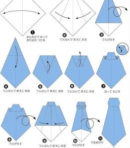 中班手工折纸教案大全 中班手工折纸步骤图图片大全