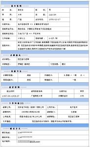 研发工程师简历模板 变压器研发工程师简历模板