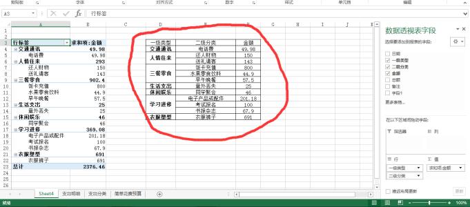 表格筛选后数据透视表 2003excel表格怎么筛选数据透视表