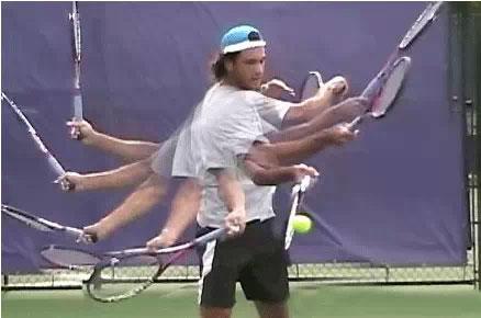 网球反手击球动作要领 网球正手击球动作的训练