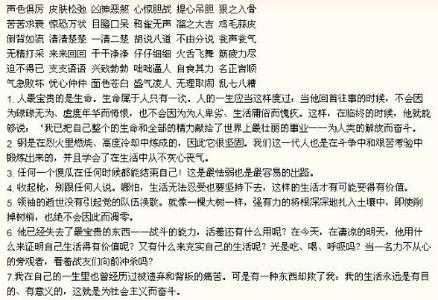 钢铁是怎样炼成的好句 《钢铁是怎样炼成的》经典好词好句