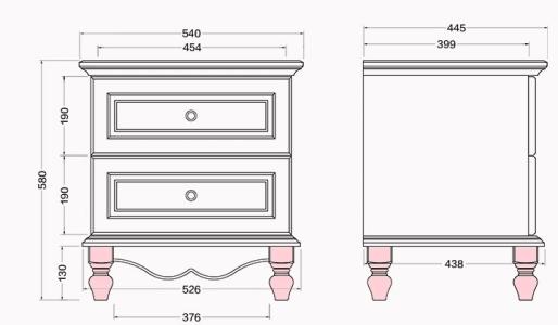 床头柜常规尺寸 床头柜的常规尺寸是多少？