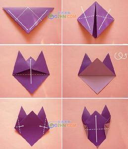 猫咪折纸 折纸猫咪二