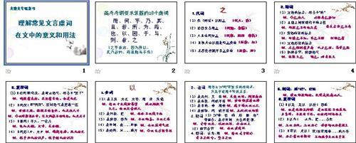初中文言文虚词整理 高二语文常见文言文虚词及用法整理