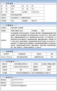 质量工程师简历模板 供应商质量工程师简历模板