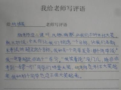 教师鉴定评语 小学教师鉴定评语