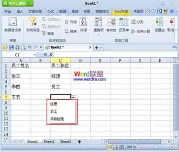 wps表格下拉菜单 多选 wps表格怎样制作下拉菜单，wps表格如何制作下拉菜单