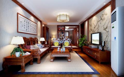 新中式客厅瓷砖效果图 中式装修客厅瓷砖什么颜色好?中式装修客厅注意事项?