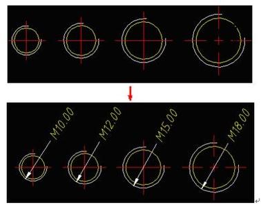 cad标注直径符号 CAD如何标注直径半径符号