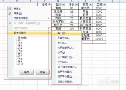 excel2007排序和筛选 Excel2007数据如何筛选与排序