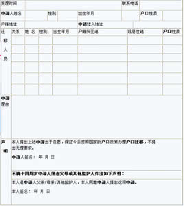 户口迁移申请书范文 户口迁移申请报告范文3篇