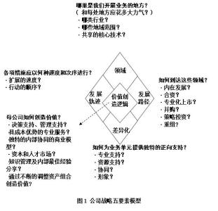 企业战略因素 企业战略要素