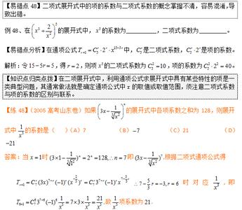 高考数学易错知识点 高考数学18个易错知识点总结