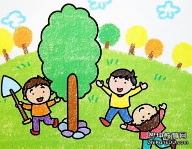 植树节图片大全儿童画 有关于植树节儿童画图片大全