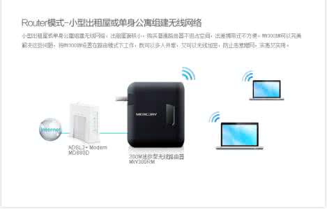 水星无线路由器mw300r 水星MW300RM迷你无线路由器怎么选择上网模式