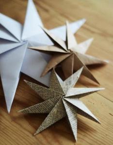 八角星折纸 折纸立体八角星