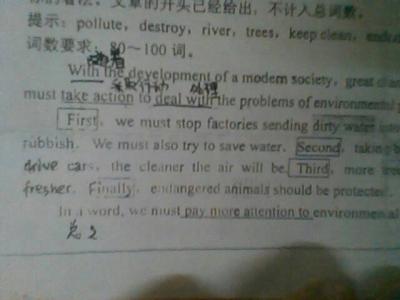 保护环境的作文高中 有关保护环境高中英语作文100词