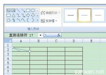 excel2007斜线表头 Excel2007中进行表头斜线的操作方法