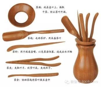 茶具套装使用方法图解 茶道六君子使用方法