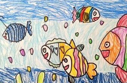 儿童铅笔画图片 儿童海洋画的铅笔画图片