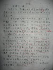 课堂上感人的事作文 感人的一课作文