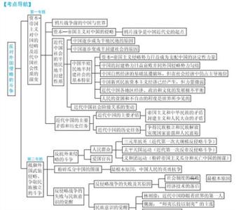 中考历史知识点整理 中考历史知识点