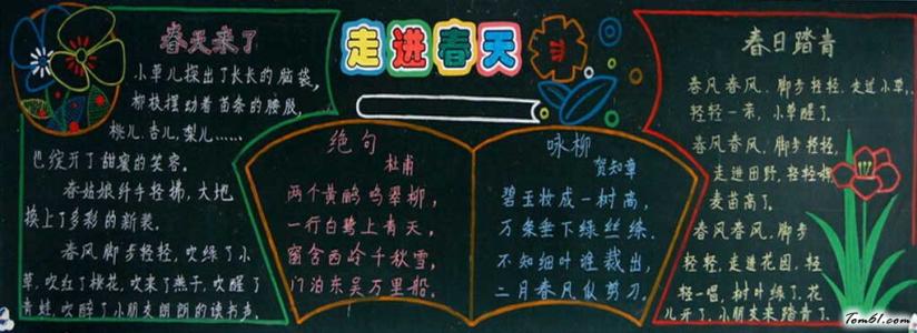 黑板报版面设计图 小学一年级简单黑板报版面设计图