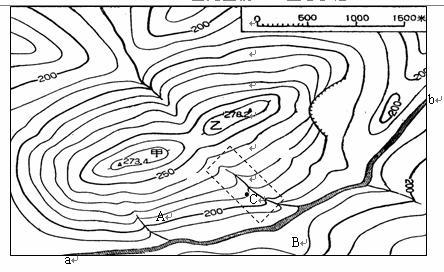 初中地理等高线题 初中地理等高线知识点