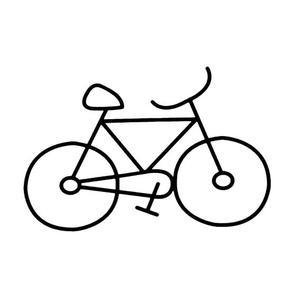 卡通自行车简笔画 卡通自行车简笔画图片