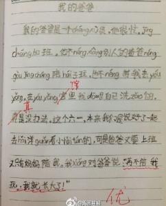 妈妈的秘密作文500字 爸爸的秘密作文