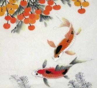 中国画鱼图片 关于鱼的中国画图片