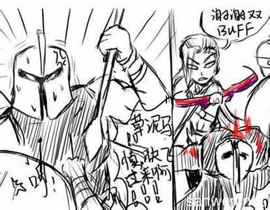 手绘女烈受刑漫画图片 lol手绘漫画图片