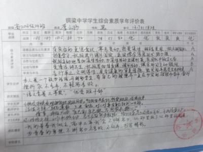 高二学生评语 高二学生个性评语