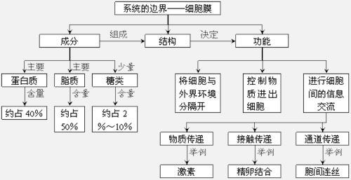 高一生物必修一试题 高一生物必修1细胞的类型和结构测试试题