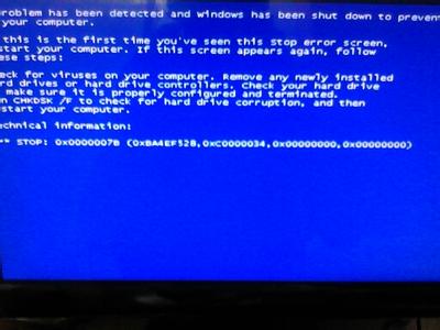 0x0000007b怎么解决 电脑开机蓝屏0x0000007b