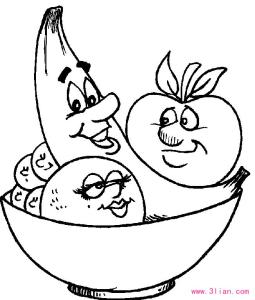 水果图片卡通简笔画 卡通水果的简笔画图片