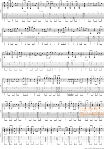 吉他六线谱 一天一天吉他六线谱