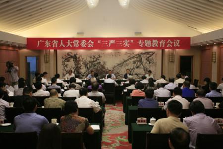 人大常委会专题询问 常委党员“三严三实”专题教育会议记录