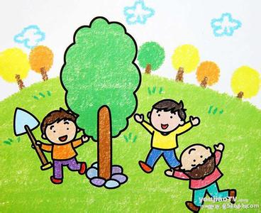 植树节图片大全儿童画 有关植树节儿童画图片大全
