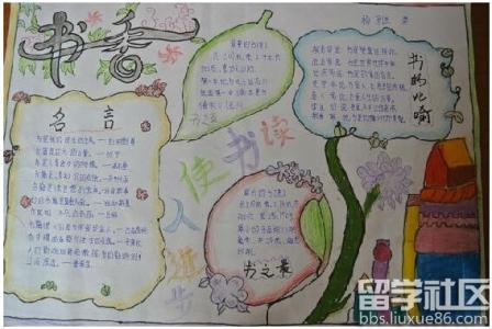 初中手抄报简单又好看 好看的初中语文手抄报版式设计